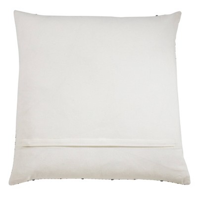 White Mud Cloth Design Square Throw Pillow