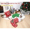 Cat Tunnel Christmas Sock with Bell Balls, Upgraded 2 Way Cat Tunnel Interactive Toy, Pet Xmas Stocking with - 2 of 4