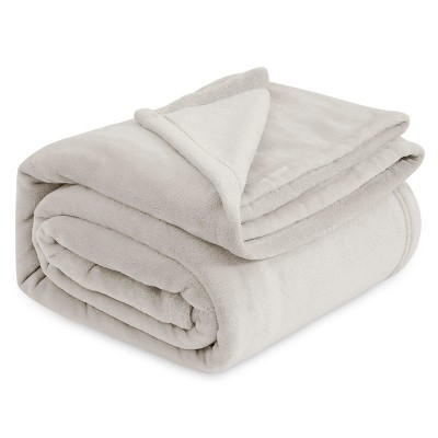 Bedsure | Flannel Blanket Solid 280GSM Soft Fuzzy Plush  Bed Blanket