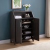 NicBex Shoe Cabinet with 2 Doors and Adjustable Shelves Farmhouse 4-Tier Shoe Storage Organizer Cabinet for Entryway,Hallway - 4 of 4