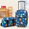The Lakeside Collection 3-Pc. Kid's Monogrammed Space-Themed Luggage Sets - 4 of 4