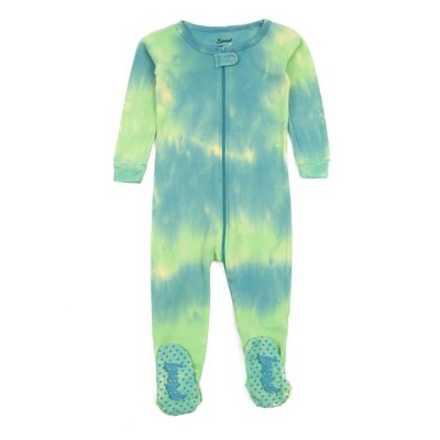 Leveret Footed Cotton Pajamas Tie Dye Colorful 18-24 Month : Target
