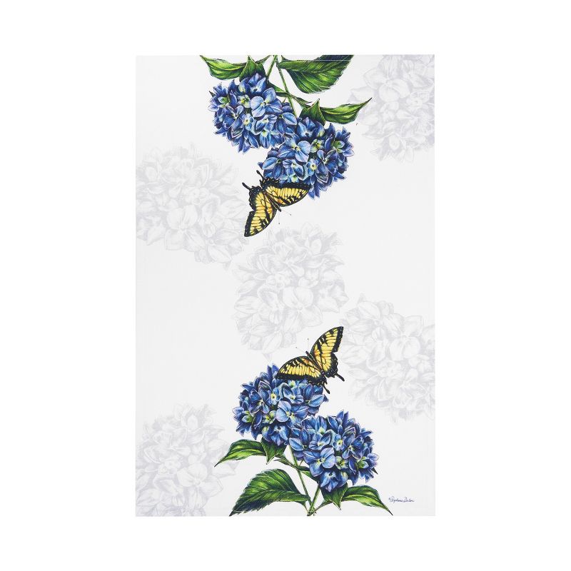 C&F Home Botanical Butterfly Printed Kitchen Towel, 1 of 3