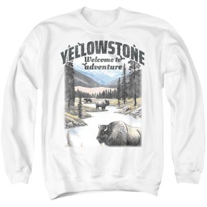 Men's Yellowstone National Park Classic Crewneck Sweatshirt - 1 of 4