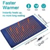 Coucheta 33"x17" Extra Large Electric Heating Pad for Back Pain & Cramps, Moist/Dry Heat Therapy, 4 Temp Settings, 2H Auto Off, Machine Washable - 2 of 4