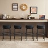 NicBex Set of 2 Bar Stools for Kitchen Island,Modern Counter Bar Stools with Support Legs,Bar Chairs for Dining Rooms,Kitchens Islands - 2 of 4