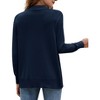 Imily Bela Womens Knit Open Front Long Sleeve Cardigan Sweater with Pockets - 4 of 4