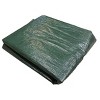 Moose Supply Waterproof Poly Tarp Firewood Cover, Green/Brown - 2 of 4