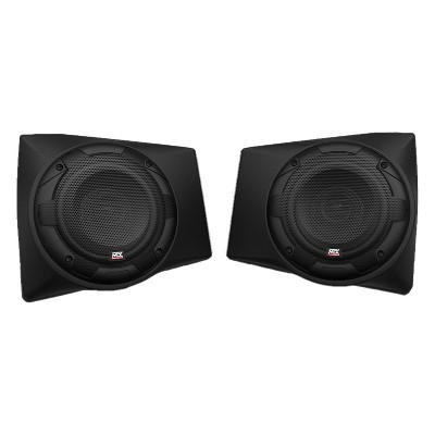 MTX Audio RNGRPOD65 Polaris Ranger 6.5 Inch 130 Watt 4 Ohm Dash Mount Speaker Tweeter Pods with All Weather Construction and UV Inhibitor, Black, Pair