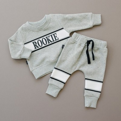 Kids Rookie Jogger Sweatsuit Set - Olive + Scout