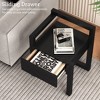 PAGED Wood Nightstand Storage Bedside Table 2-Tier Modern Minimalist End Side with Pre-Assembled Drawer for Bedroom - 3 of 4