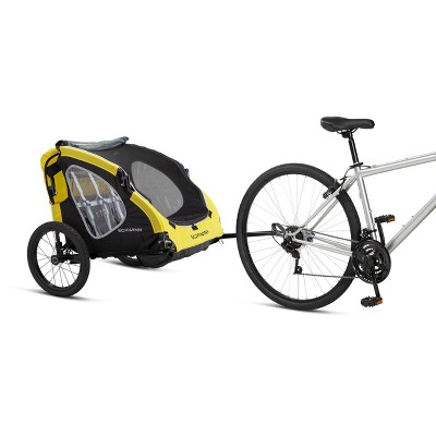 schwinn spirit bicycle trailer Shuttle Double Bike The whole family can go for a ride with the Springbrook Trailer/Stroller by Schwinn Schwinn Rascal Plus Bicycle Pet