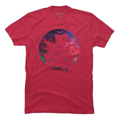 Men's Design By Humans Halloween home By durungkapok T-Shirt