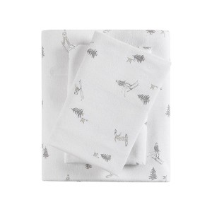 Gracie Mills Persephone Cotton Flannel Sheet Set - 1 of 4