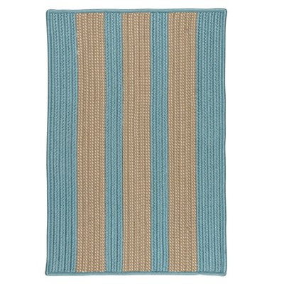 Colonial Mills Boat House - Light Blue 2 Ft x10 Ft Runner (Rectangle) Rug Indoor/Outdoor 100% Polypropylene