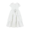 Andy & Evan  Kids  Puff Sleeve Satin Tiered Dress - 3 of 3