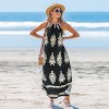 Women's Boho Chic Printed Halter Maxi Dress - Cupshe - 2 of 4