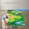 Vatos Outdoor Golf Chipping Game Mat with Club, Toy Sports Equipment Stick Chip Game - 2 of 4