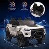 Jojoka 24V 2 Seater Ride On Truck for Kids with Remote Control, Lights, Music, Trunk, Handle, Battery Powered Electric Car Toy for Boys Girls - 2 of 4