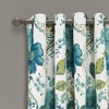 Lush Décor Floral Paisley Light Filtering Window Curtain Panels Set - 4 of 4