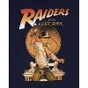 Seven Times Six Indiana Jones Boys' Raiders Of The Lost Ark Action Movie Poster T-Shirt Blue - 2 of 3