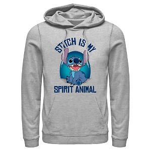 Men's Lilo & Stitch My Spirit Animal Pull Over Hoodie - 1 of 4