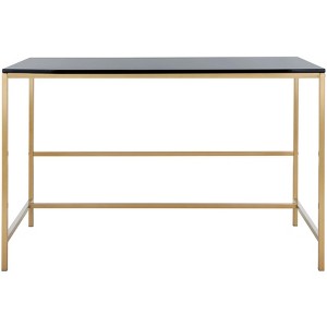 Nova Glossy Wooden Desk - DSK5800 - Safavieh - 1 of 4