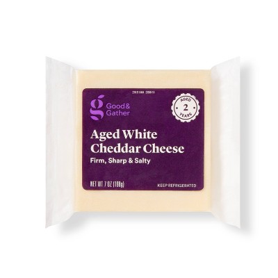 Aged White Cheddar Cheese - 7oz - Good &#38; Gather&#8482;