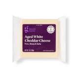 Aged White Cheddar Cheese - 7oz - Good & Gather™