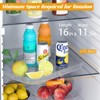 YIGII Lazy Susan Turntable Organizer for Refrigerator 360° Refrigerator Organizers and Storage Lazy Susan Organizer for Fridge, Cabinet, and Pantry - 2 of 4