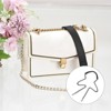Unique Bargains Metal Corrosion-Resistant PU Leather Purse Flat Chain Strap - 4 of 4