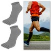 Unique Bargains Sticky Five Finger Socks 4 Pair - 2 of 4