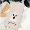 C&F Home Spooky French Knot Flour Sack Cotton Halloween Embroidered Kitchen Towel - 2 of 4