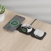 Just Wireless 3-in-1 Portable Magnetic Wireless Charger - Black - image 2 of 4