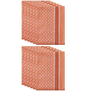 Unique Bargains 100% Cotton Soft Waffle Weave Absorbent Kitchen Dishcloths 15x25 Inches - 1 of 4