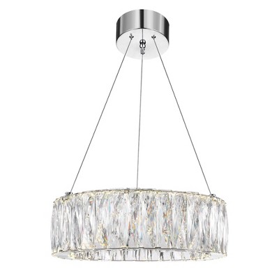 CWI Lighting Juno LED Chandelier With Chrome Finish