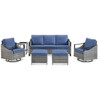 Buenhomino Outdoor Patio Furniture Sets, All-Weather PE Wicker Seating with Swivel Chairs, Sofas, Ottomans & Tables for Garden, Deck & Porch - 4 of 4