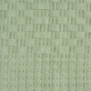 LunaLulinlk Green Check Fabric Shower Curtain - 2 of 4