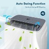 ZAFRO Portable Air Conditioner,13000 BTU Air Conditioner for Room Up to 600 Sq. Ft,3-in-1 Portable AC Unit,Cool & Dehumidifier & Fan Modes, White - 2 of 4