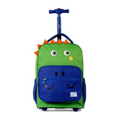 Dinosaur backpack shop with wheels