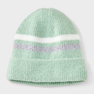 Girls' Striped Beanie Hat - Cat & Jack™ - 1 of 3