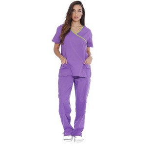 Just Love Women's Nurse Scrub Sets - Mock Wrap Style for Comfort and Style - 1 of 1