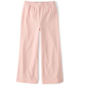 The Children's Place Girls Microfleece Wide Leg Sweatpants - 1 of 2