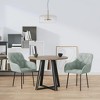 vidaXL Dining Chairs, 2 Pcs, Light Gray Velvet - 2 of 4