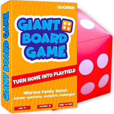 QUOKKA Giant Board Game | Fun Family Game with Jumbo Dice