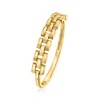 Ross-Simons 10kt Yellow Gold Panther-Link Ring - 2 of 4