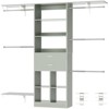 Besiost 5FT Closet Organizer with Wood Drawers and Cubbies, Small Closet System with 5 Hanging Rods - 2 of 4