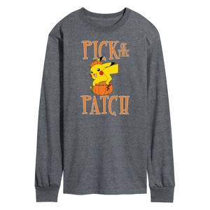 Men's - Pokémon - Pick Of The Patch Long Sleeve Graphic T-Shirt - 1 of 4
