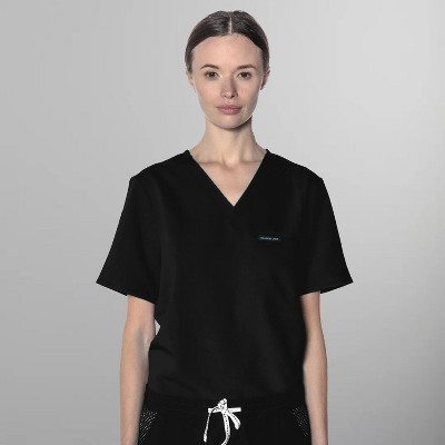 Women's Bari Single Chest Pocket Scrub Top