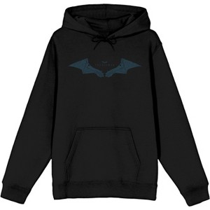 Batman Movie Blue Logo Men's Hoodie - 1 of 2